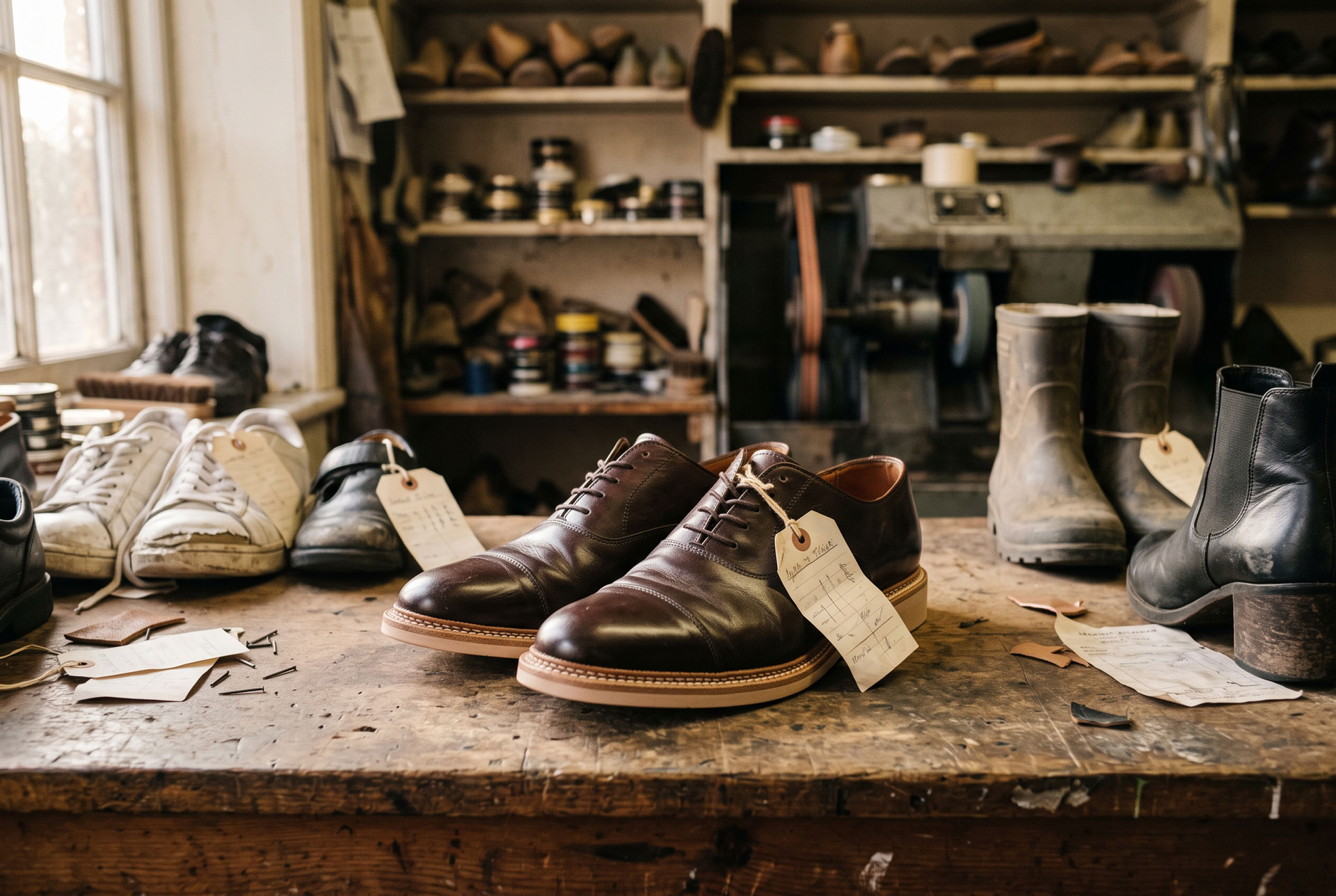 A shoe needs a town