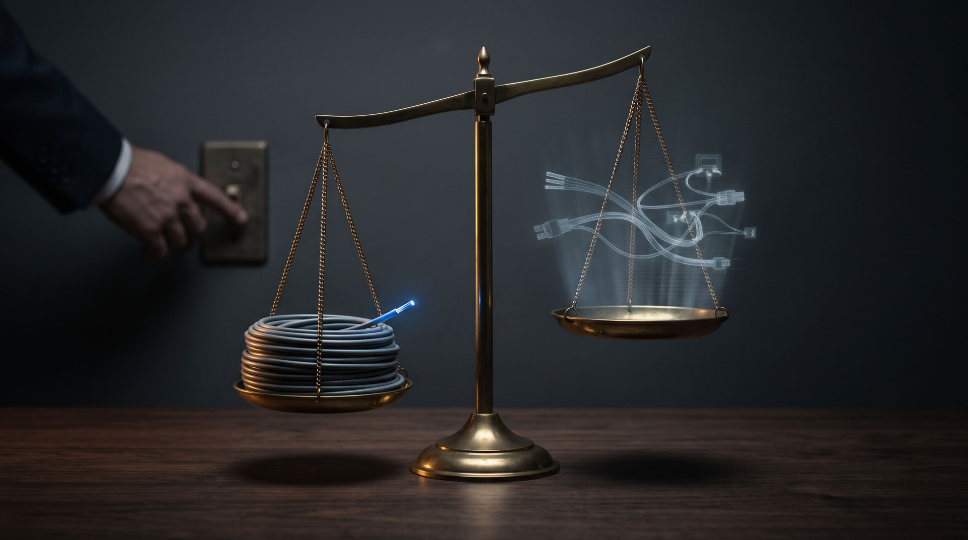 Whoever controls the counterfactual controls the decision