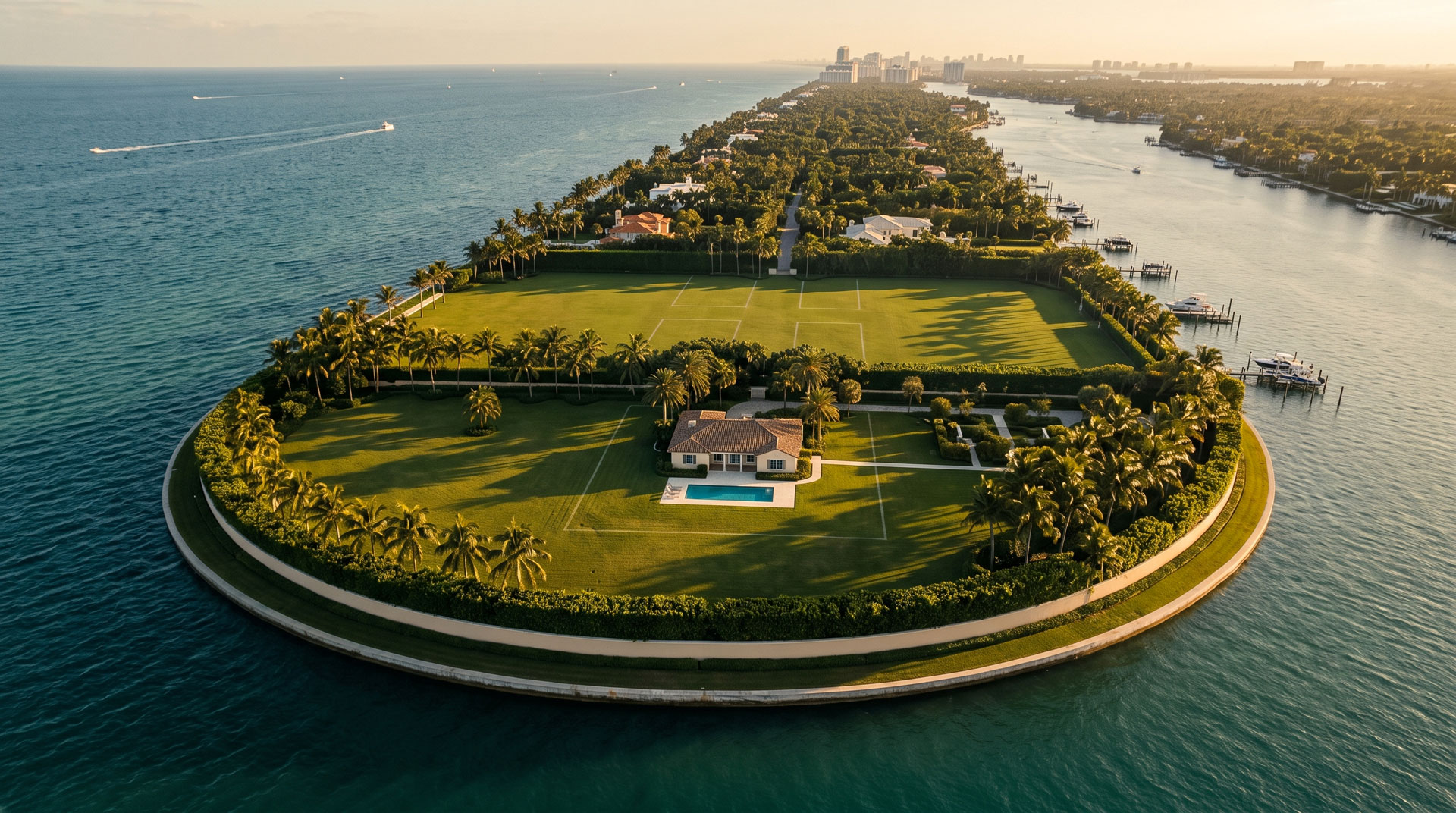 The ransom strip reaches Palm Beach